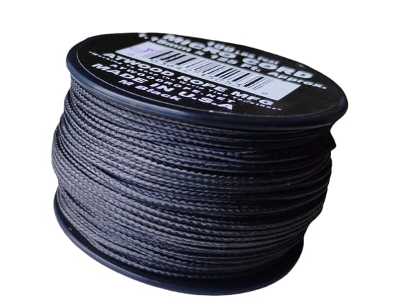 Atwood Micro Cord 1.18mm 38m - High Quality String - Made in USA - Breaks at 46kg - Braided Rope on Spool