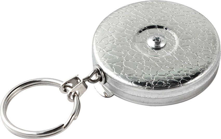 KEY-BAK Original Self Retracting Key Reel - Holds up to 10 Keys with Steel Chain