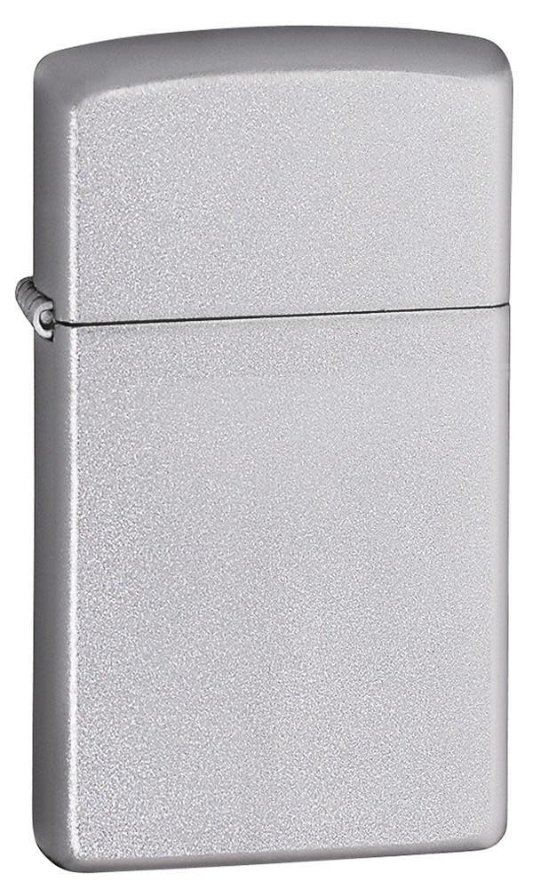Zippo Slim Satin Chrome Lighter 1605