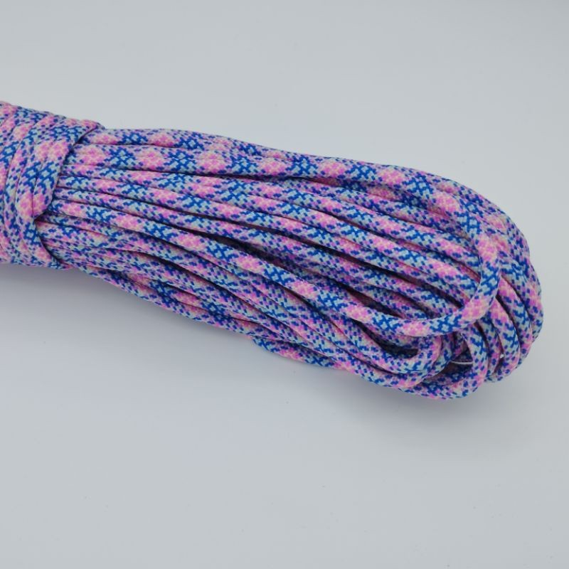 550 Paracord 100ft Patterns - Pink & Purple - 4mm - 7 strand - China Cord - SG Stock - String