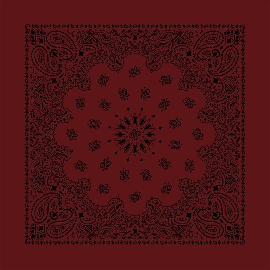 The Bandana Co USA-Made Bandanas 56x56cm 100% Cotton - Traditional Paisley 22x22 inches
