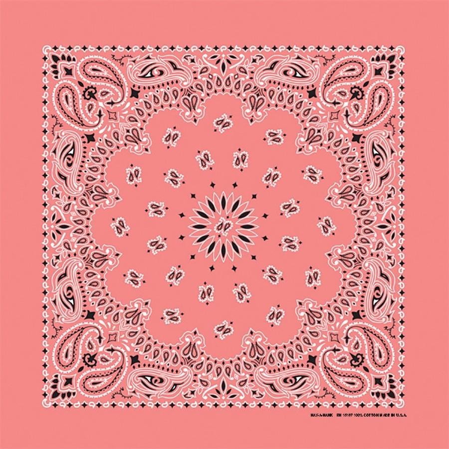 The Bandana Co USA-Made Bandanas 56x56cm 100% Cotton - Traditional Paisley 22x22 inches