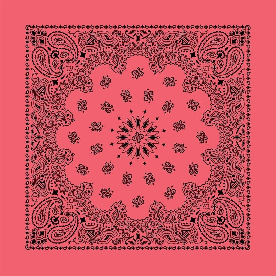 The Bandana Co USA-Made Bandanas 56x56cm 100% Cotton - Traditional Paisley 22x22 inches