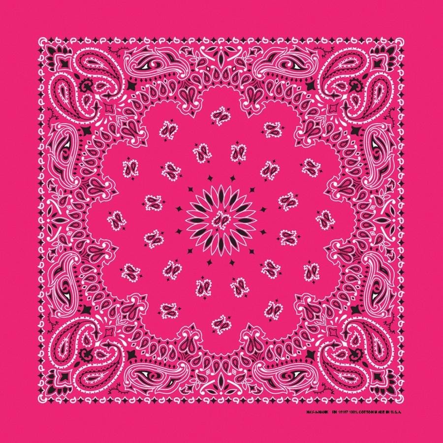 The Bandana Co USA-Made Bandanas 56x56cm 100% Cotton - Traditional Paisley 22x22 inches