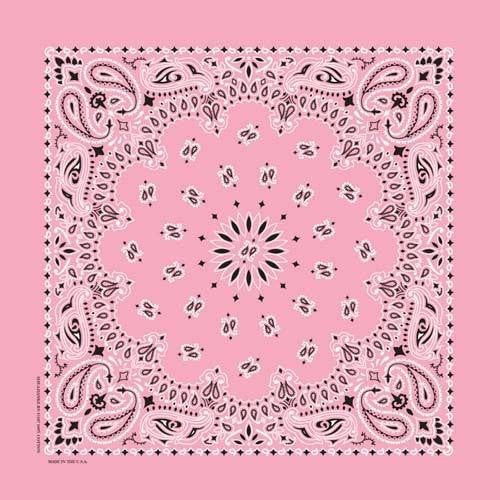 The Bandana Co USA-Made Bandanas 56x56cm 100% Cotton - Traditional Paisley 22x22 inches