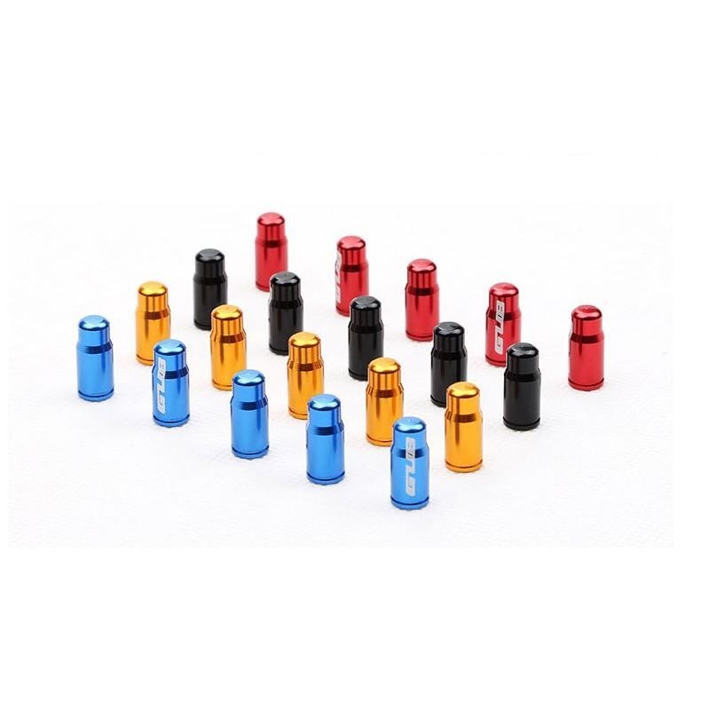 1 Pair Bike Presta or Schrader Aluminium Valve Caps - All bicycles - MTB, Road, Foldable, Commuter, Car
