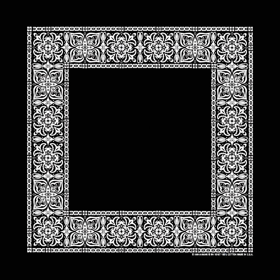 The Bandana Co USA-Made Bandanas 56x56cm 100% Cotton - Traditional Paisley 22x22 inches