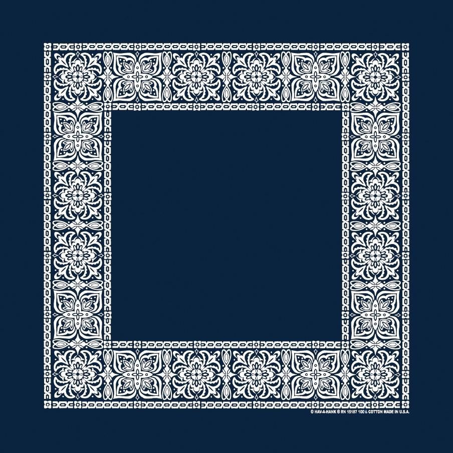 The Bandana Co USA-Made Bandanas 56x56cm 100% Cotton - Traditional Paisley 22x22 inches