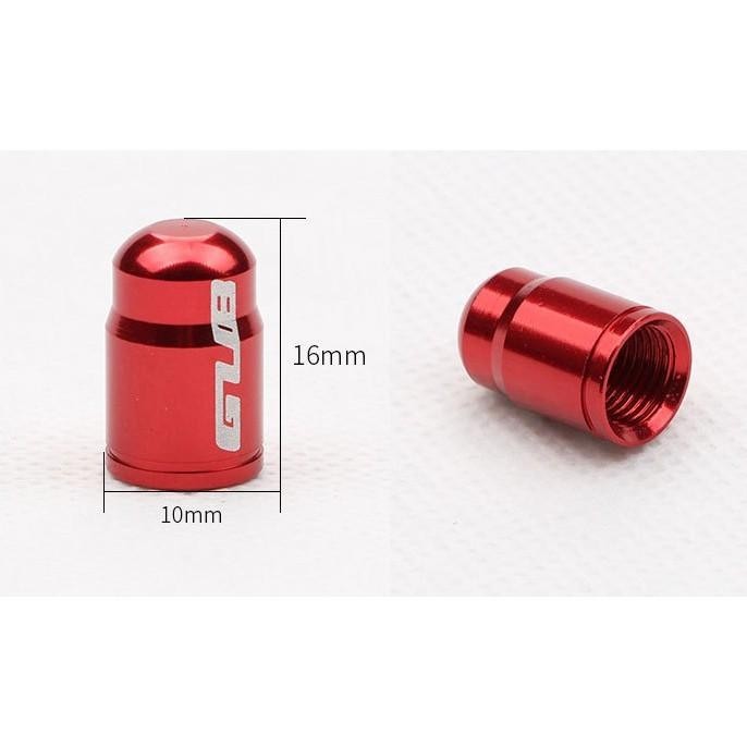 1 Pair Bike Presta or Schrader Aluminium Valve Caps - All bicycles - MTB, Road, Foldable, Commuter, Car