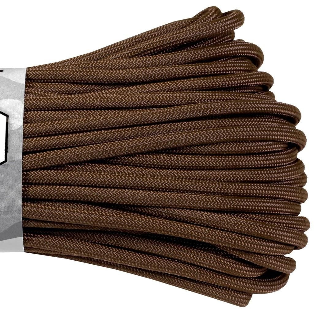 USA-Made Atwood 550 Paracord Solid Colours 30m 4mm 7-Strand 100 feet