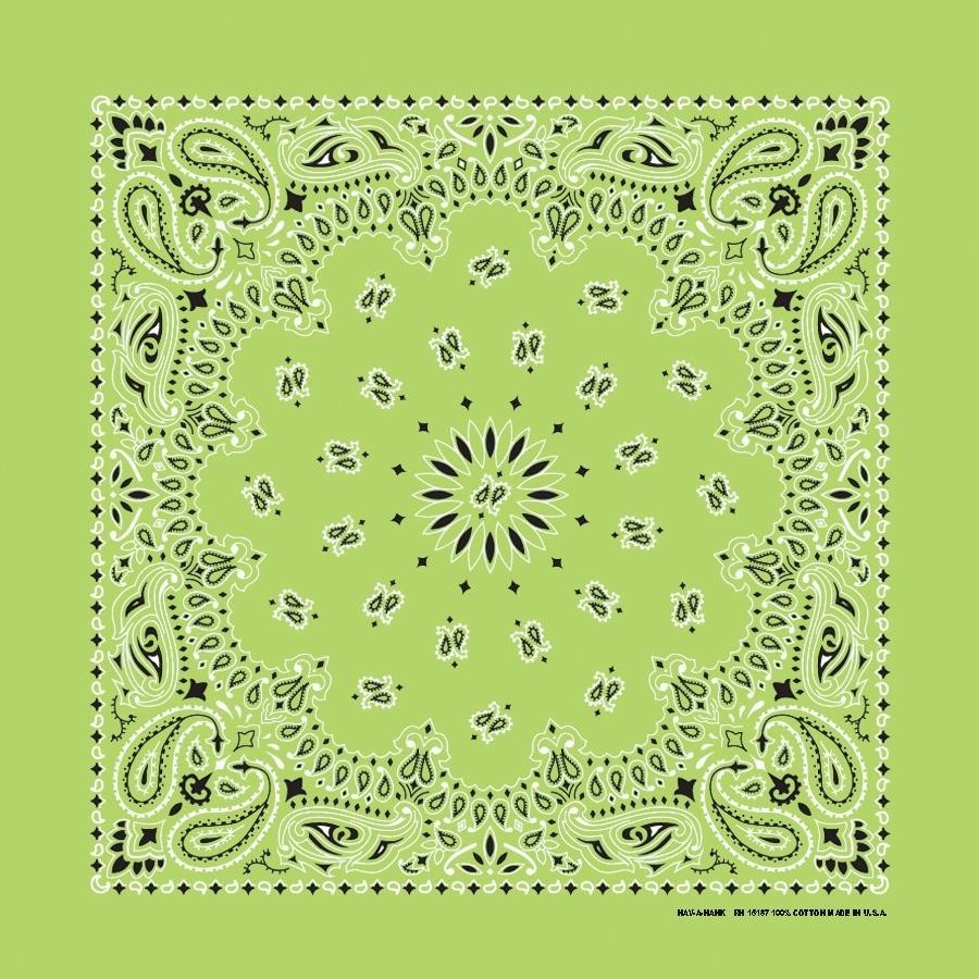 The Bandana Co USA-Made Bandanas 56x56cm 100% Cotton - Traditional Paisley 22x22 inches