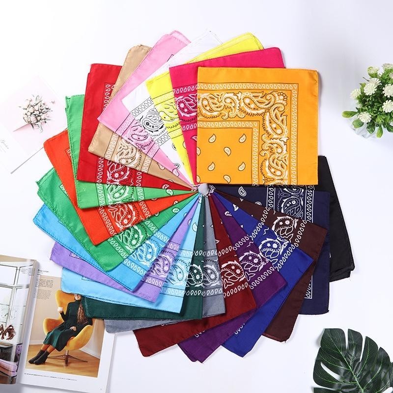 Bandana Paisley Design - in SG CHEAPEST - Scarve - Neck - Polyester - 54x54cm