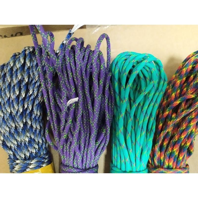 550 Paracord 100ft Patterns - Blues, Grays & Multi-Colour (Rainbows) - 4mm - 7 strand - China Cord - SG Stock