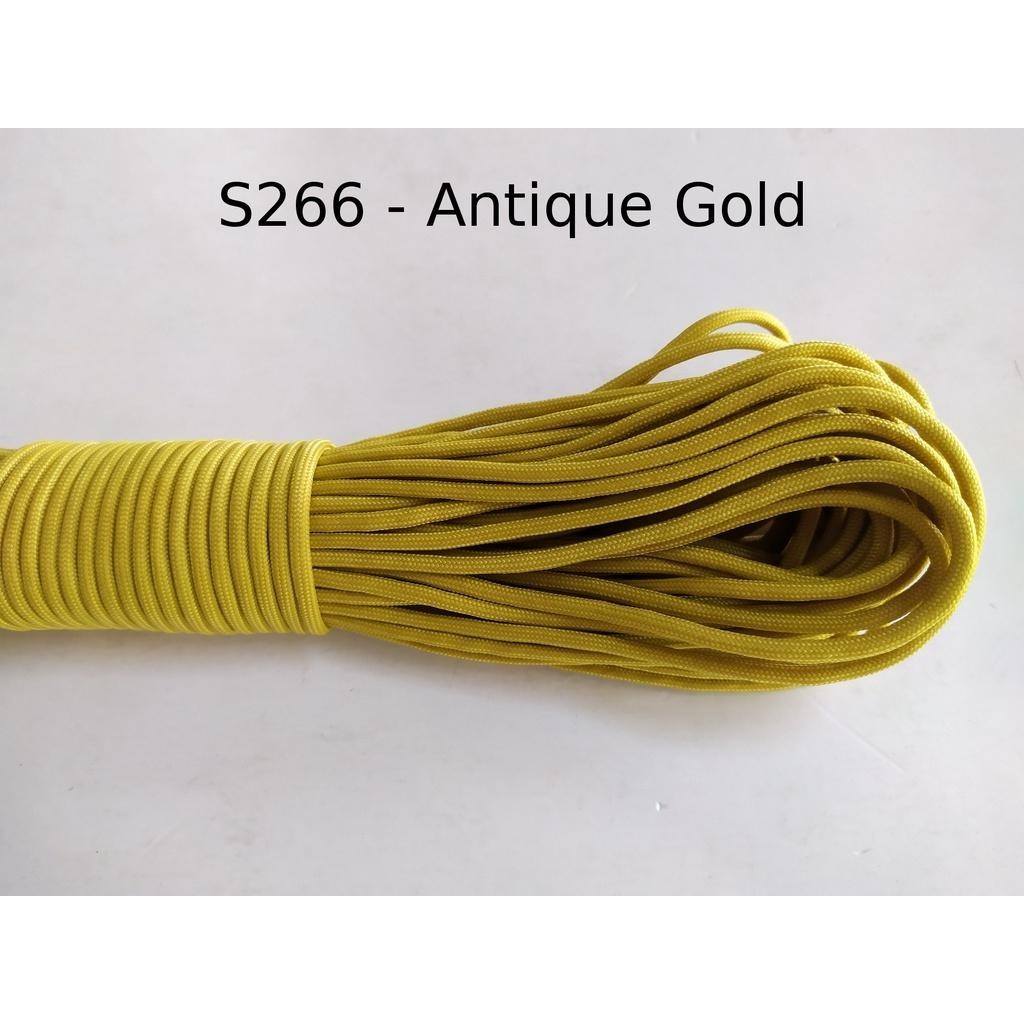 550 Paracord 100ft (30m) Solid Colours - Blues, Greens, Oranges, Yellows, Reds, Pinks, Purple, Black, White, Tacticals