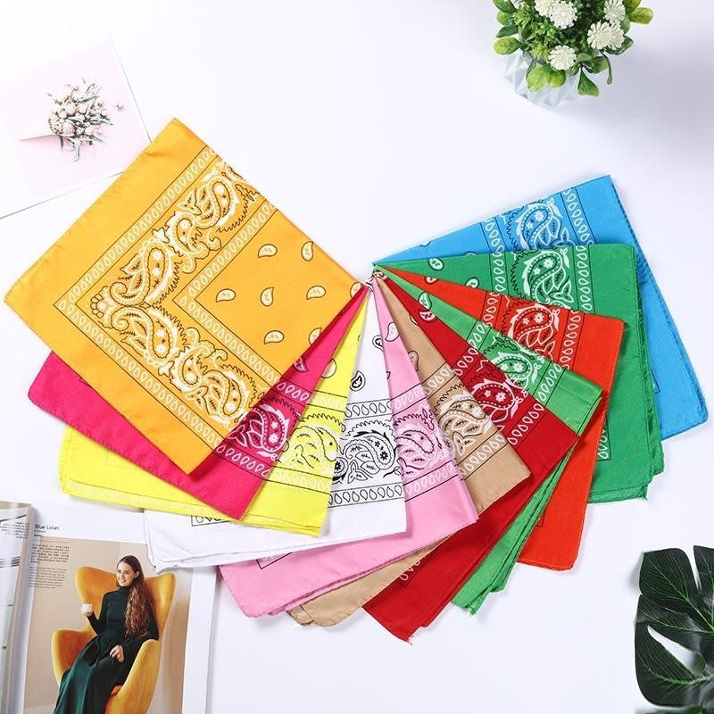 Bandana Paisley Design - in SG CHEAPEST - Scarve - Neck - Polyester - 54x54cm