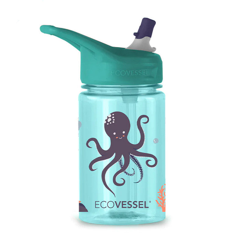 Ecovessel Splash - Kids Straw Water Bottle - 355ml