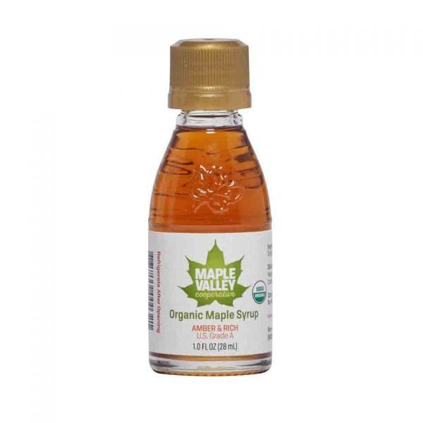 Maple Valley Organic Maple Syrup - Grade A - Amber & Dark - Made in USA - 354ml