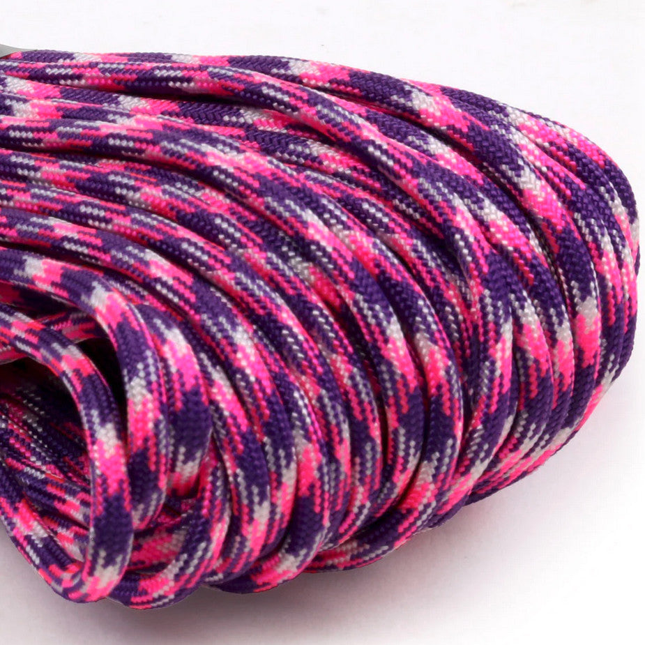 USA-Made Atwood 550 Paracord 30m Patterns Multi-Coloured 100ft