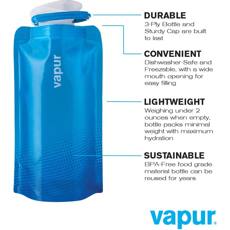 Vapur Wide Mouth Anti-Bottle 0.5l, 0.7l & 1l Water Bottle
