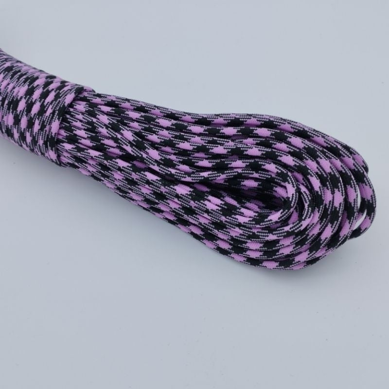 550 Paracord 100ft Patterns - Pink & Purple - 4mm - 7 strand - China Cord - SG Stock - String