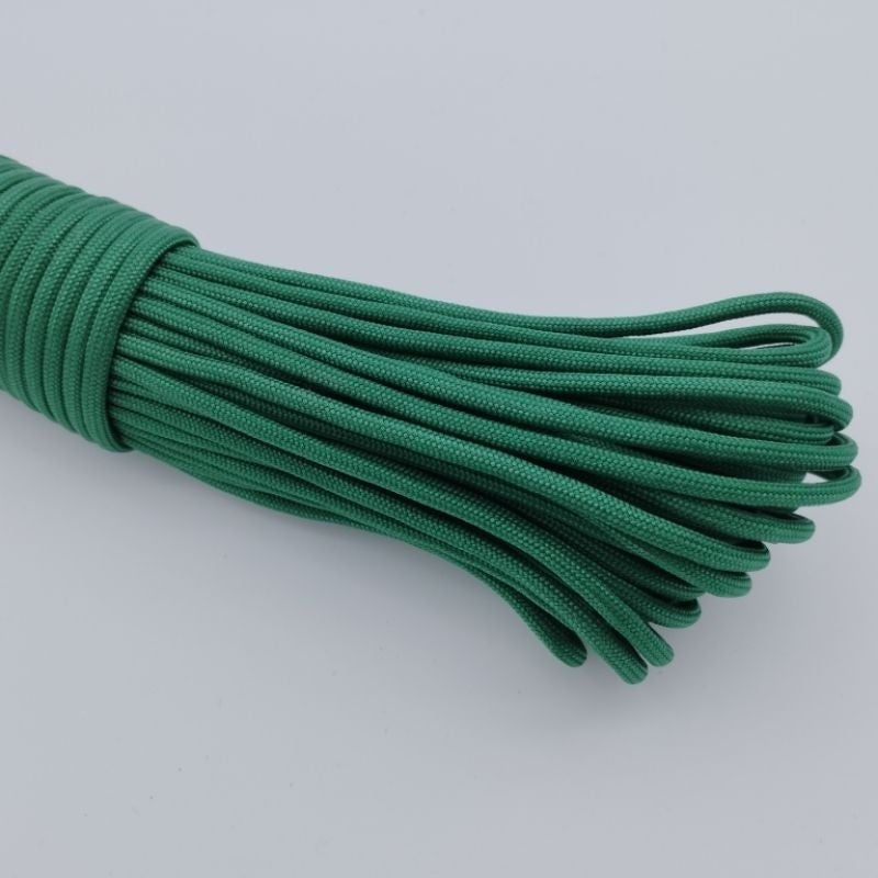 550 Paracord 100ft (30m) Solid Colours - Blues, Greens, Oranges, Yellows, Reds, Pinks, Purple, Black, White, Tacticals