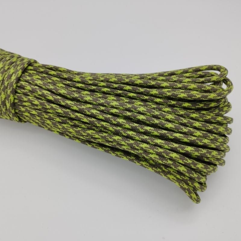 550 Paracord 100ft (30m) Camo Colours, Brown and Black Patterns - Camouflage - Tactical - 4mm - 7 strand - SG Stock