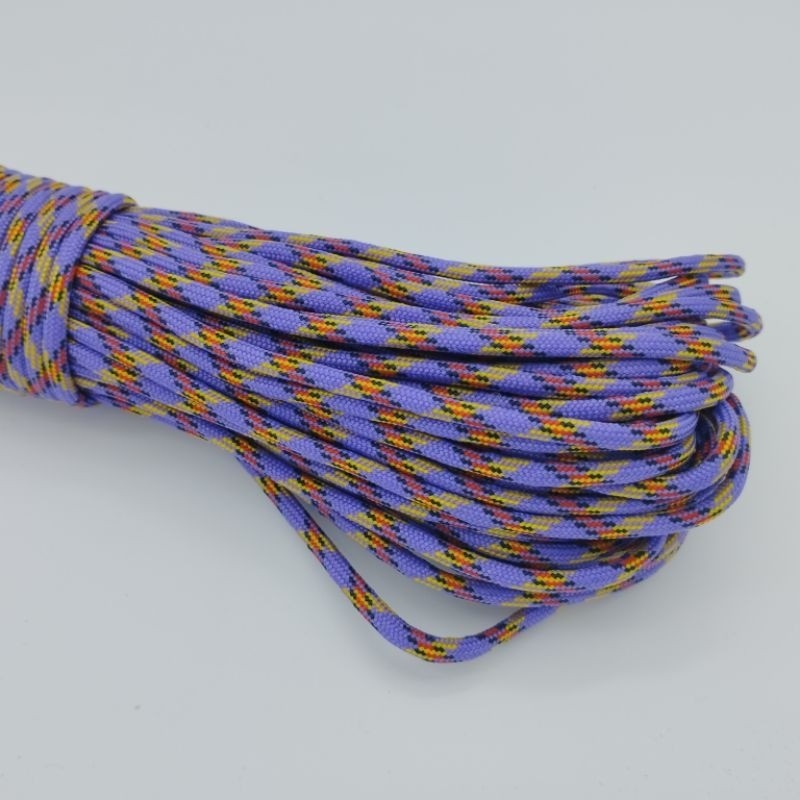 550 Paracord 100ft Patterns - Pink & Purple - 4mm - 7 strand - China Cord - SG Stock - String