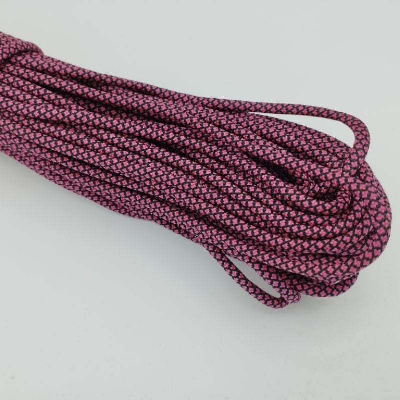 550 Paracord 100ft Patterns - Red & Orange - 4mm - 7 strand - China Cord - SG Stock - String