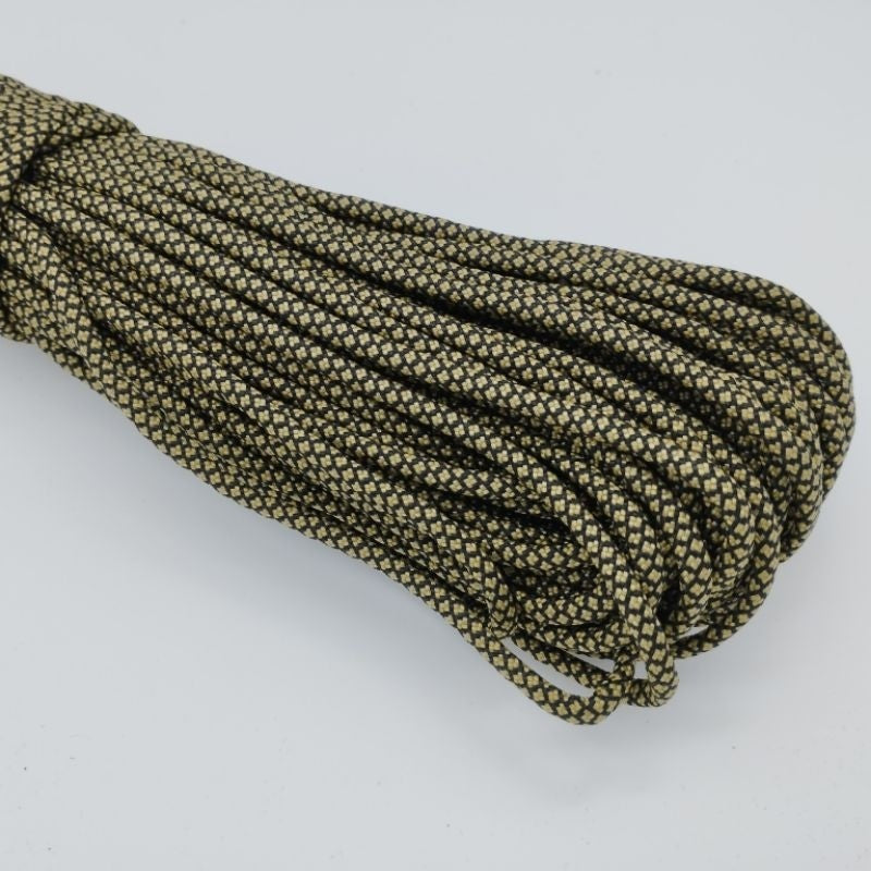 550 Paracord 100ft (30m) Camo Colours, Brown and Black Patterns - Camouflage - Tactical - 4mm - 7 strand - SG Stock