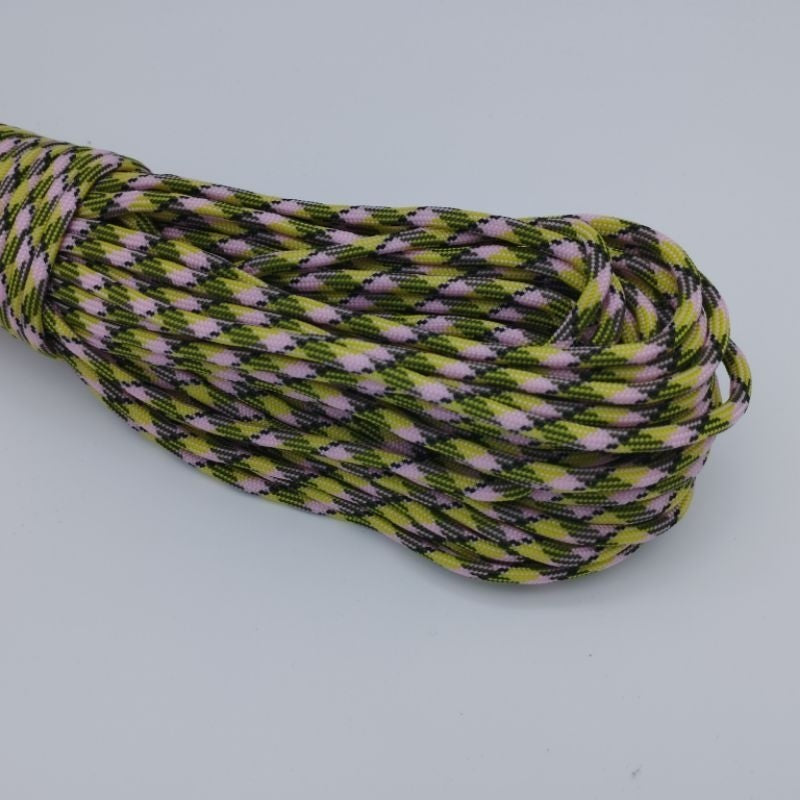 550 Paracord 100ft Patterns - Pink & Purple - 4mm - 7 strand - China Cord - SG Stock - String