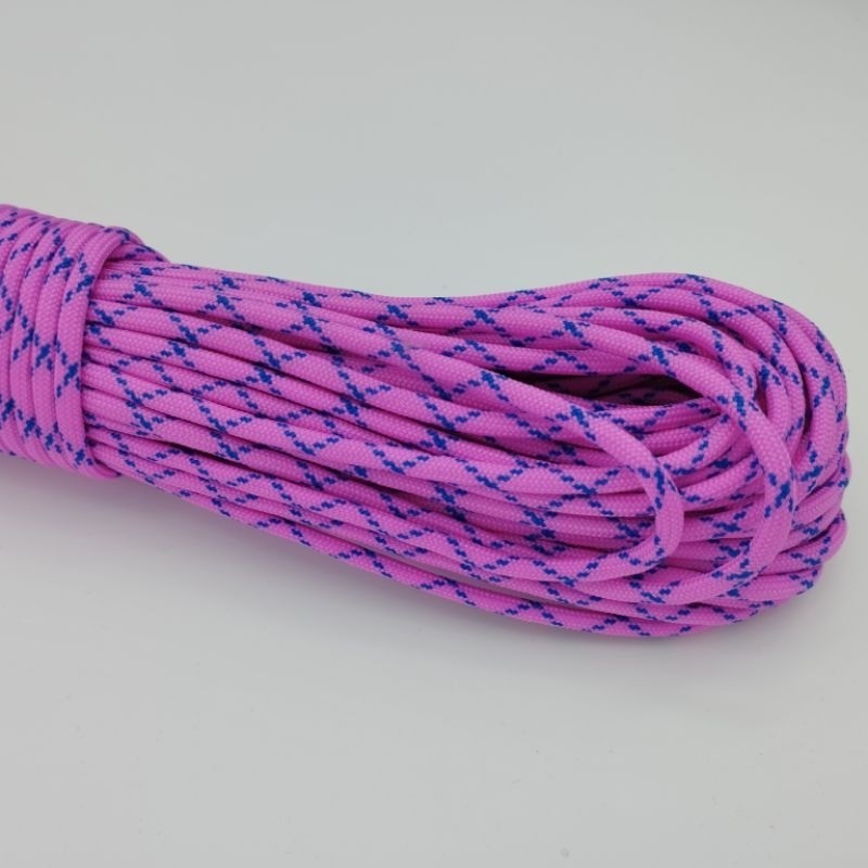 550 Paracord 100ft Patterns - Pink & Purple - 4mm - 7 strand - China Cord - SG Stock - String