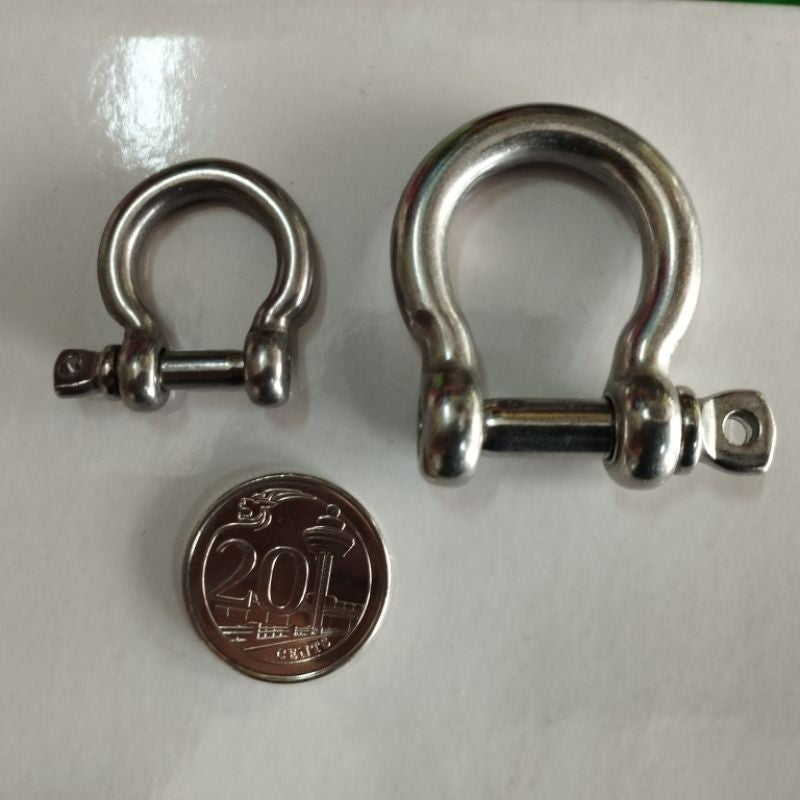 Stainless Steel Shackles - Suitable for use with Paracords, Smaller