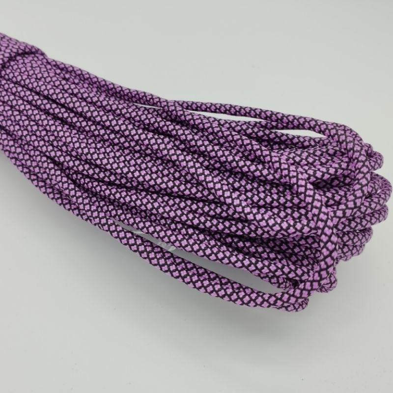 550 Paracord 100ft Patterns - Pink & Purple - 4mm - 7 strand - China Cord - SG Stock - String