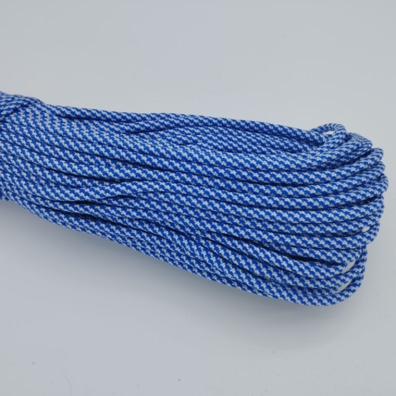 550 Paracord 100ft Patterns - Blues, Grays & Multi-Colour (Rainbows) - 4mm - 7 strand - China Cord - SG Stock