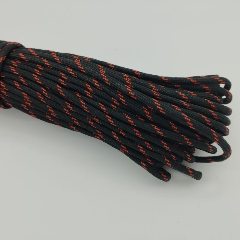 550 Paracord 100ft (30m) Camo Colours, Brown and Black Patterns - Camouflage - Tactical - 4mm - 7 strand - SG Stock