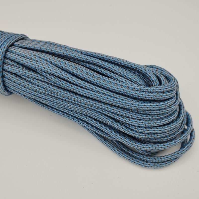 550 Paracord 100ft Patterns - Blues, Grays & Multi-Colour (Rainbows) - 4mm - 7 strand - China Cord - SG Stock