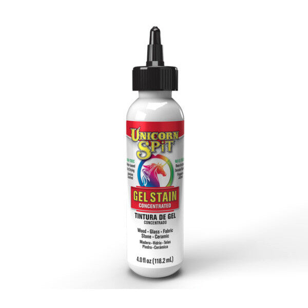 Unicorn SPiT - Concentrate Gel Stain for ALL Materials - Non-Toxic Paint & Glaze Concentrate - Made in USA - 118ml