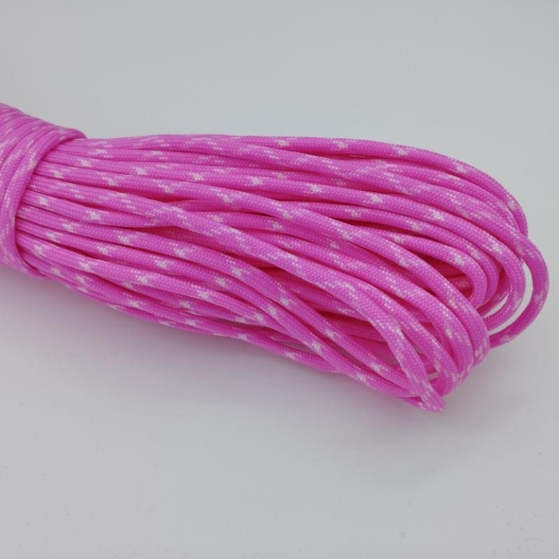 550 Paracord 100ft Patterns - Pink & Purple - 4mm - 7 strand - China Cord - SG Stock - String