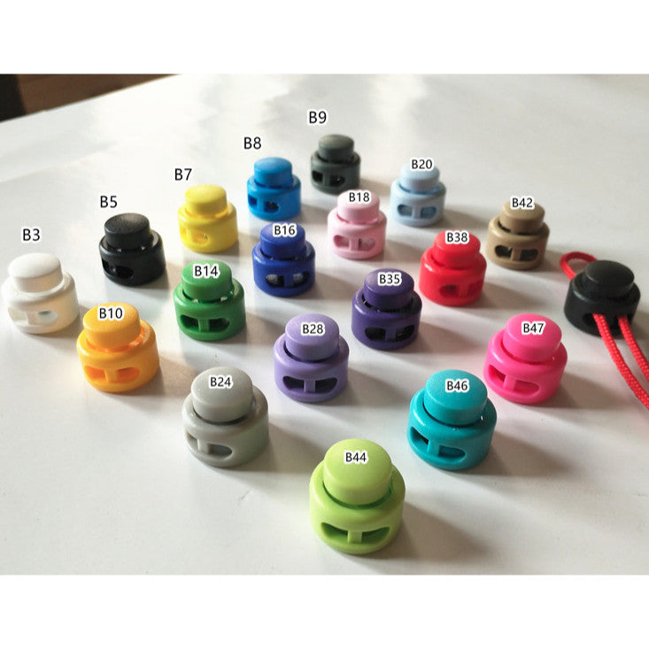 Toggle Cord Stopper Lock - Spring Plastic Design