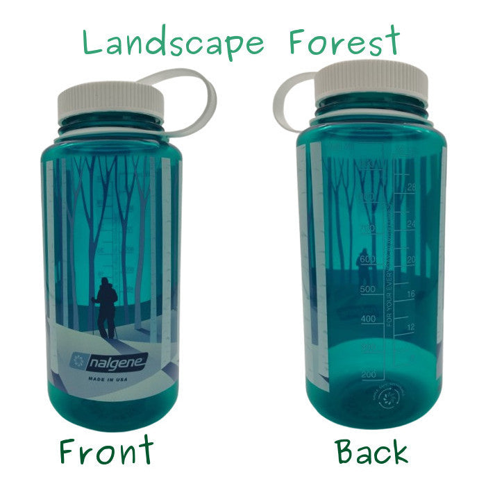 Nalgene 1l / 32oz Limited Edition Wide Mouth Water Bottle Camo, Botanical, Landscapes & Tie-Dye - Waterbottle Series