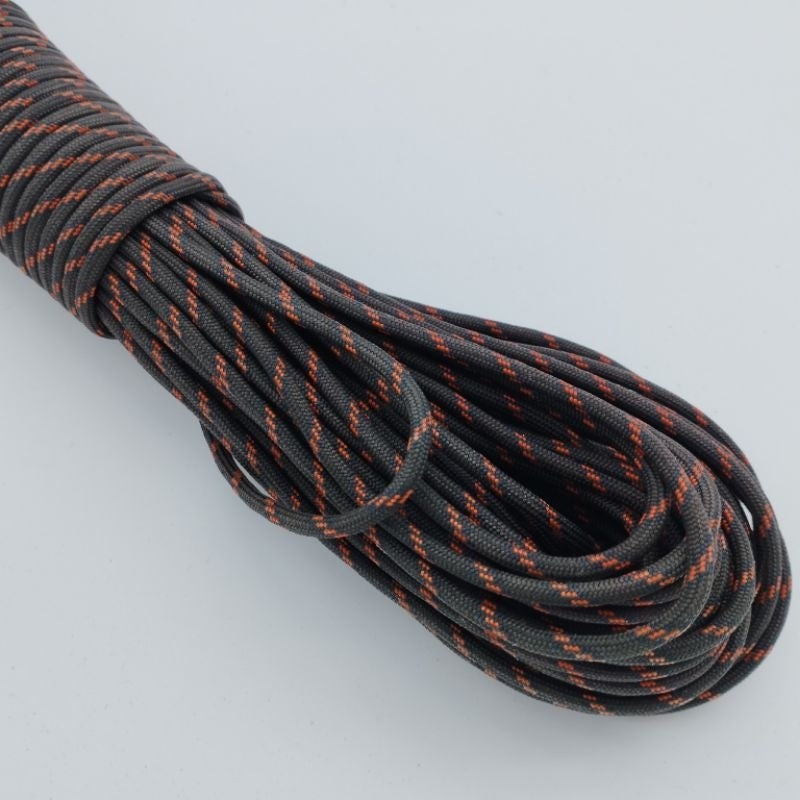 550 Paracord 100ft (30m) Camo Colours, Brown and Black Patterns - Camouflage - Tactical - 4mm - 7 strand - SG Stock