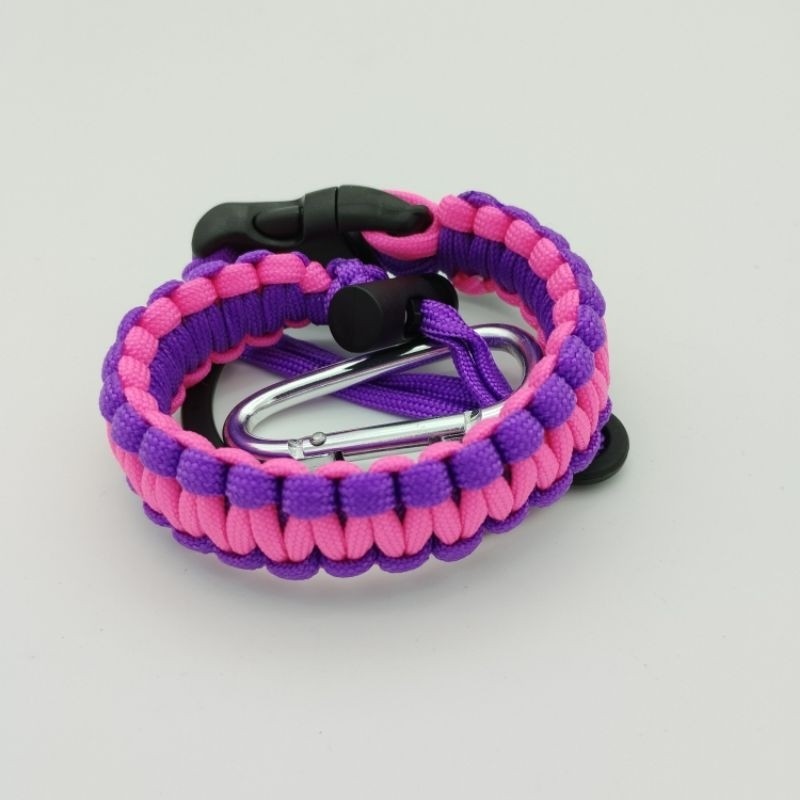 Paracord Bottle Handle Carry / Shoulder Strap - Fits ALL BOTTLES - Nalgene, Camelbak, Mineral Water, Hydroflask, Tumbler