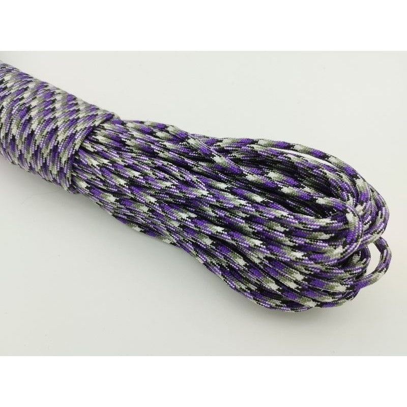 550 Paracord 100ft Patterns - Pink & Purple - 4mm - 7 strand - China Cord - SG Stock - String