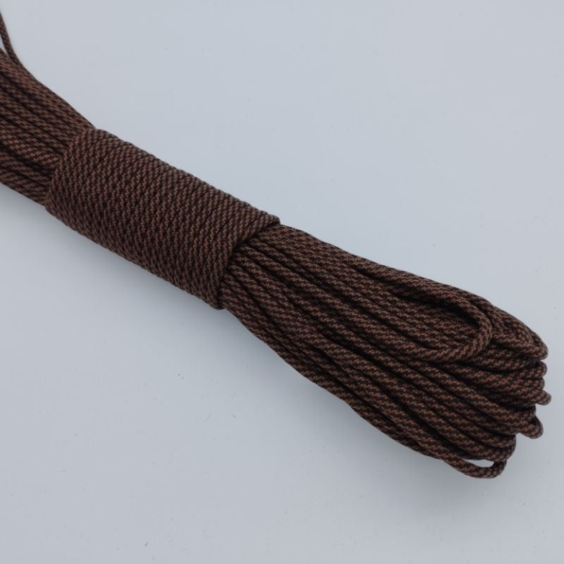 550 Paracord 100ft (30m) Camo Colours, Brown and Black Patterns - Camouflage - Tactical - 4mm - 7 strand - SG Stock