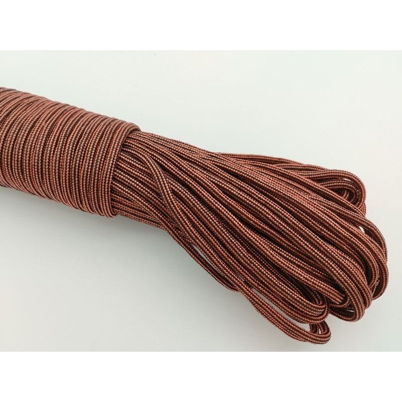 550 Paracord 100ft Patterns - Red & Orange - 4mm - 7 strand - China Cord - SG Stock - String