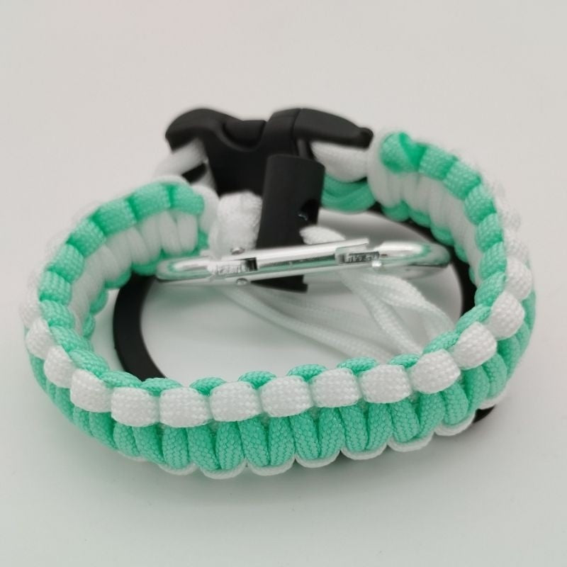 Paracord Bottle Handle Carry / Shoulder Strap - Fits ALL BOTTLES - Nalgene, Camelbak, Mineral Water, Hydroflask, Tumbler
