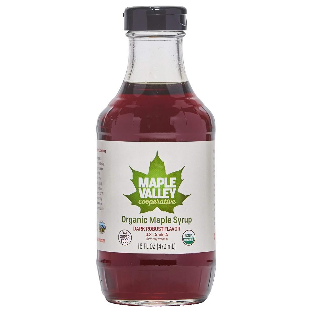 Maple Valley Organic Maple Syrup - Grade A - Amber & Dark - Made in USA - 354ml