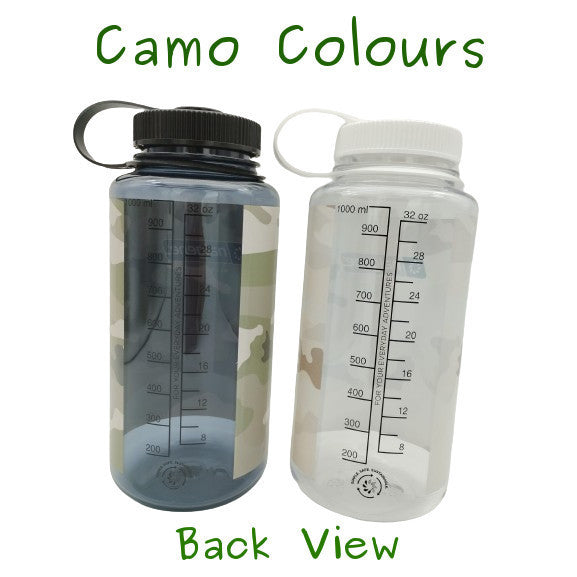 Nalgene 1l / 32oz Limited Edition Wide Mouth Water Bottle Camo, Botanical, Landscapes & Tie-Dye - Waterbottle Series