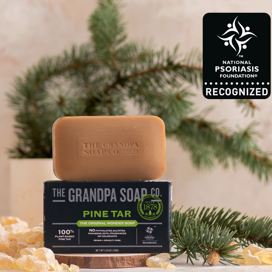 Grandpa Soap Co. Pine Tar Bar Soap - Various Sizes