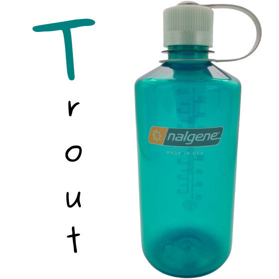 Nalgene 1l Narrow Mouth Water Bottle 32oz Tritan Sustain NM